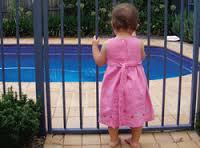 Child at pool