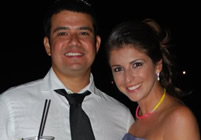 Cecilia Haddad with estranged husband