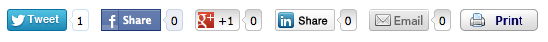 Social media buttons