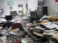 Messy office