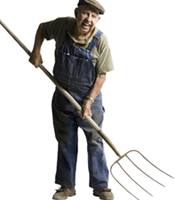 Oldie shovelling