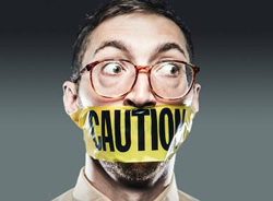 Gagged public servant