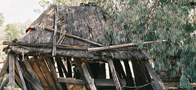 Slanty hut