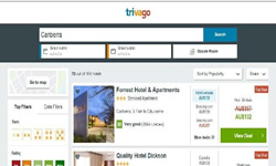Trivago search