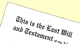 Top of a will